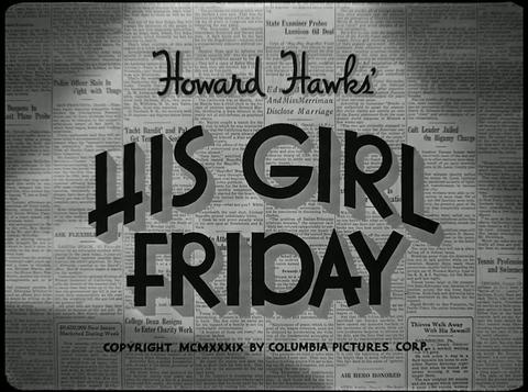 His Girl Friday (1940)