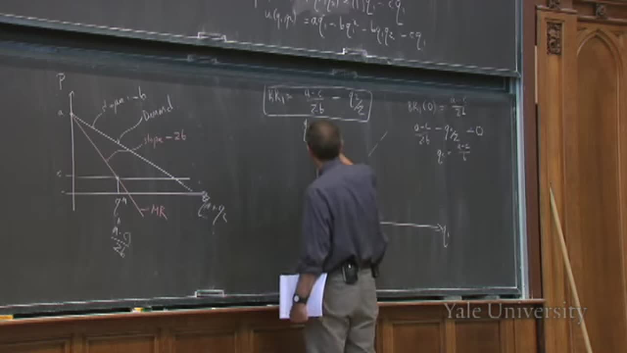 Lecture 6 - Nash Equilibrium: Dating and Cournot thumbnail