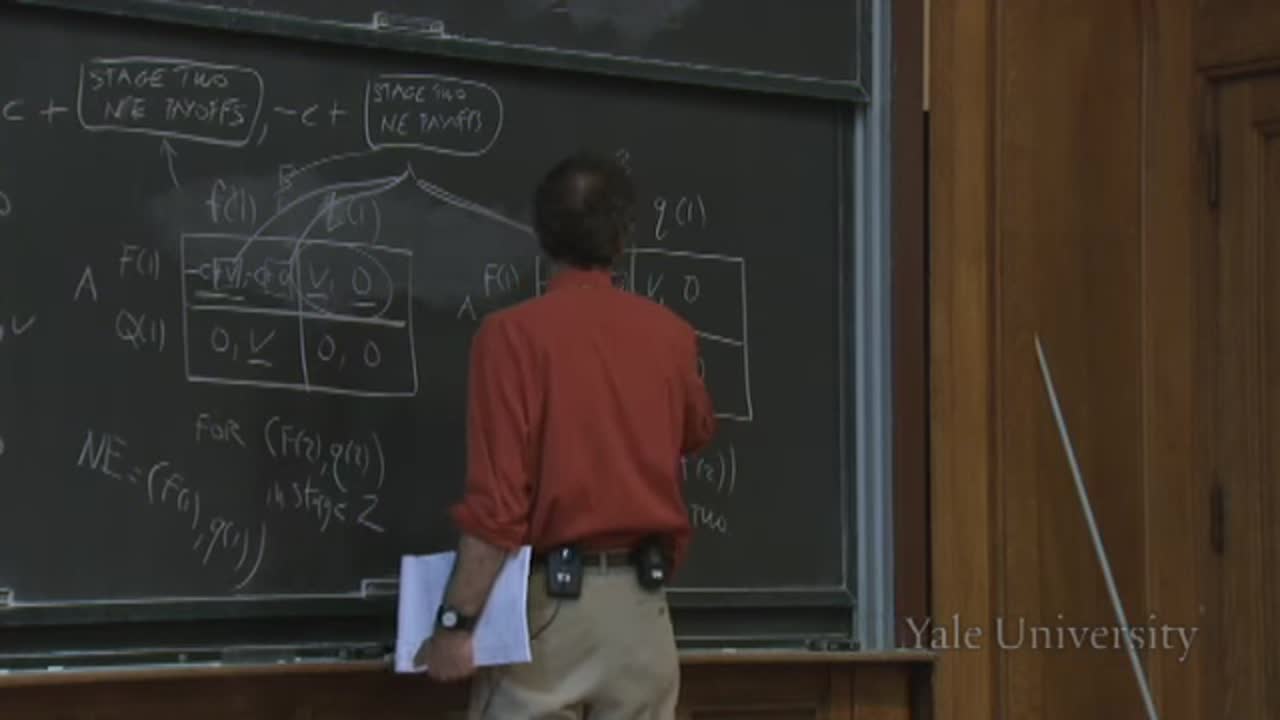 Lecture 20 - Subgame Perfect Equilibrium: Wars of Attrition thumbnail